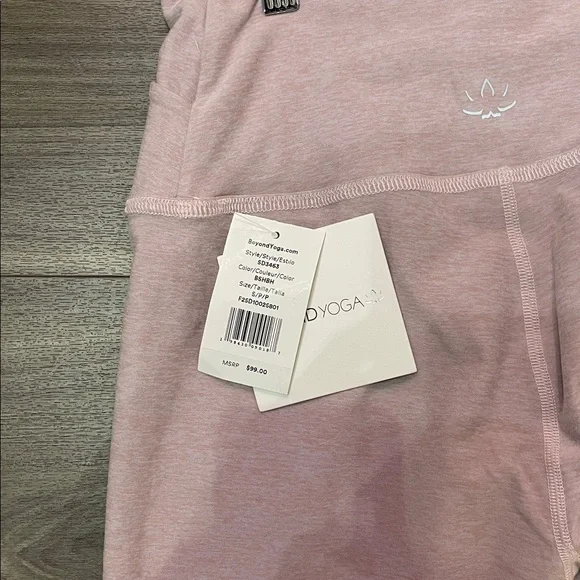 Beyond Yoga Crossover High Waisted Leggings Blush - Picture 3 of 3